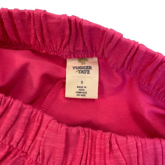 Tucker + Tate Girls Fuchsia Ruffle Top & Skort Set Size 5 - Picture 10 of 13